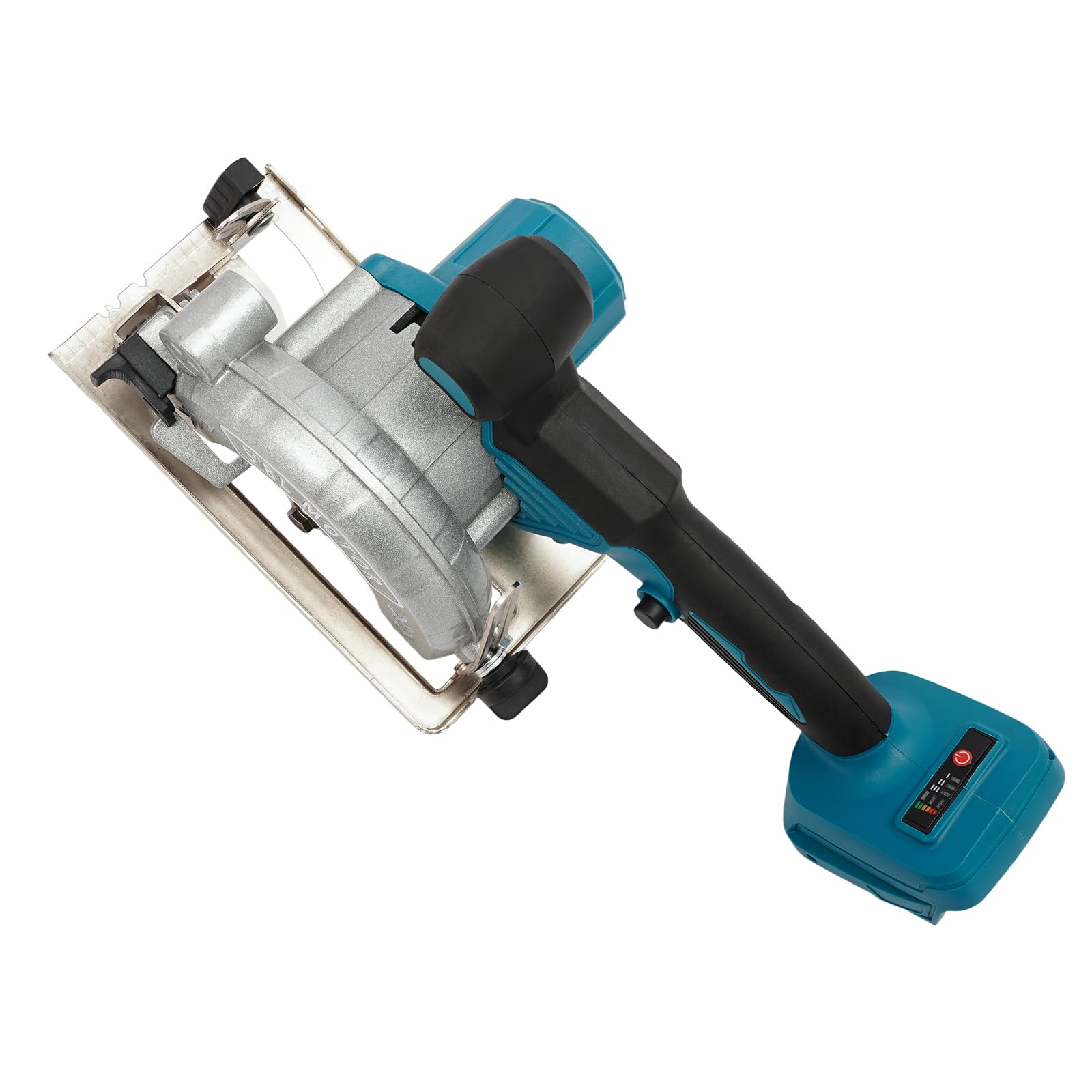 Ręczna pilarka tarczowa akumulatorowa z silnikiem bezszczotkowym 2280 W, 6200 obr./min, głębokość cięcia 0-41 mm, kąt 0-45°, zabezpieczenie mini piły tarczowej do drewna, metalu, tworzywa sztucznego