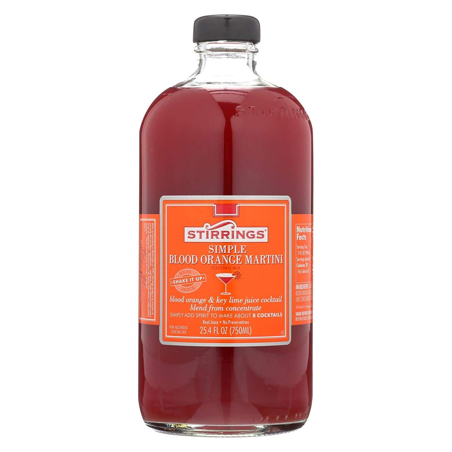 Stirrings Mixer Blood Orange 750 Ml - -Pack of 6