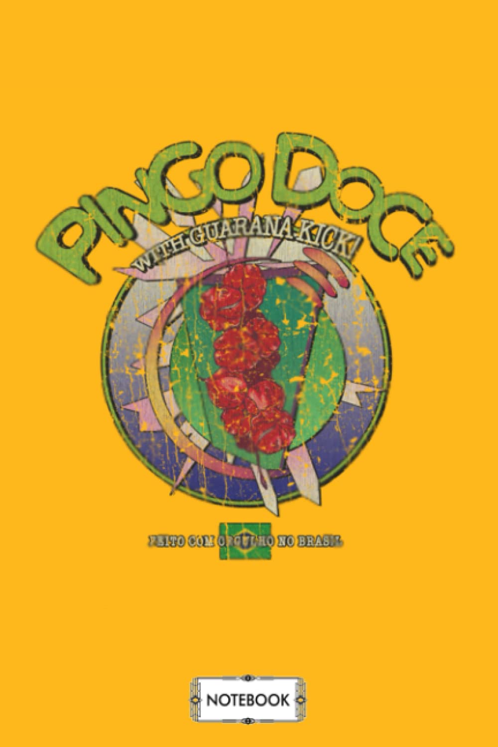 Pingo Doce Guarana Soda 2008 South America Notebook: Diary, Journal, 6x9 120 Pages, Matte Finish Cover, Planner, Lined College Ruled Paper