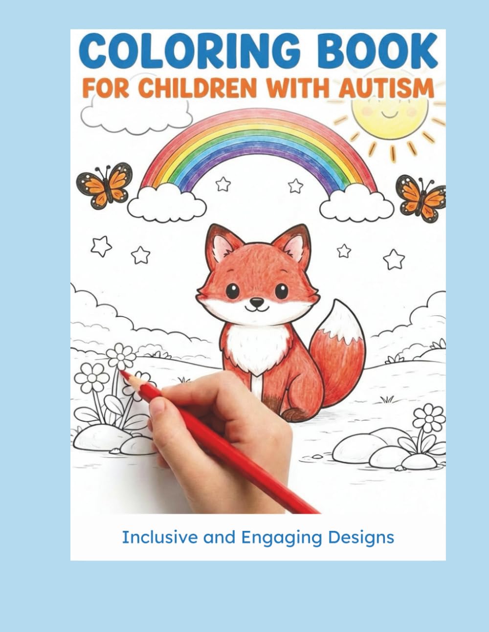 Coloring Book for Children with Autism: Inclusive and Engaging Designs