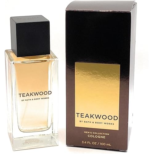 Bath and Body Works Teakwood Men's Fragrance Cologne Spray, 1.00 Fl Oz (Pack of 1)
