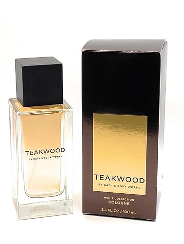 Bath and Body Works Teakwood Men's Fragrance Cologne Spray, 1.00 Fl Oz (Pack of 1) - Teakwood - 3.4 Fl Oz (Pack of 1)