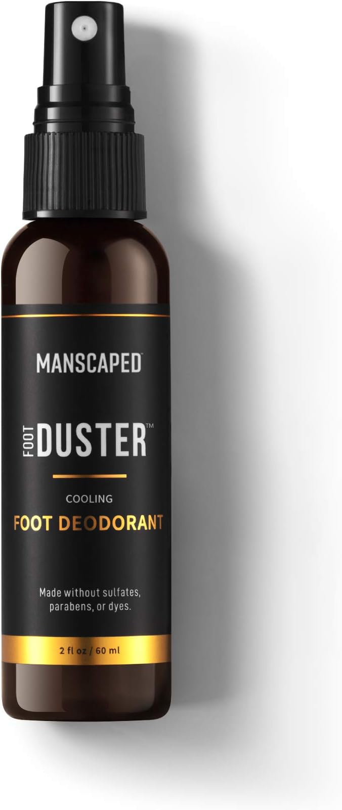 MANSCAPED™ The Foot Duster™, Men's Cooling Foot Deodorant Spray, Featuring Tea Tree Oil and Our Signature MANSCAPED™ Scent