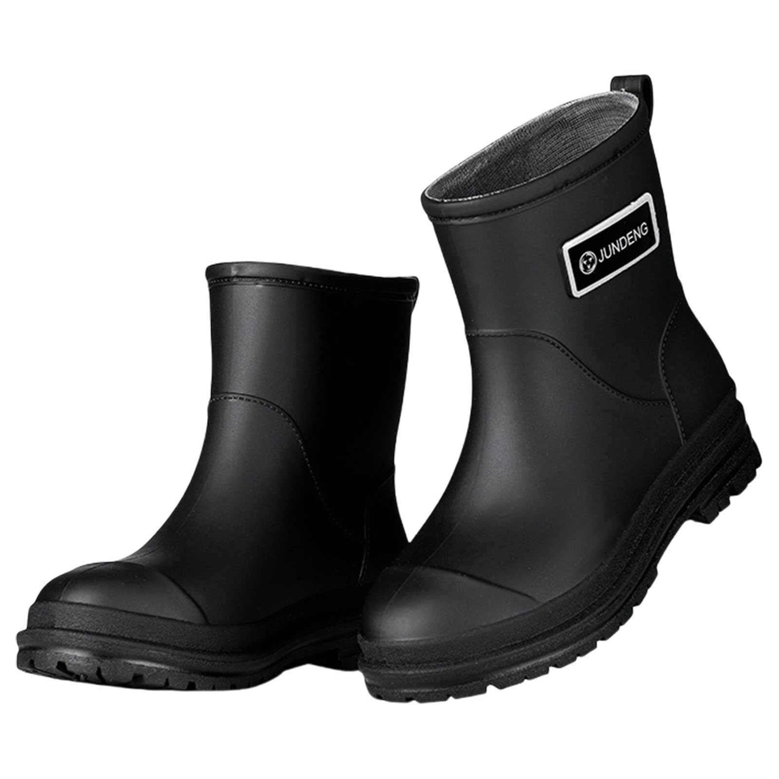 Botas de goma para mujer, impermeables, botas de lluvia, botas de agua Wellington, botas de goma, botas de goma, antideslizantes, para jardín, botas de lluvia, botines al aire libre, botas deslizantes