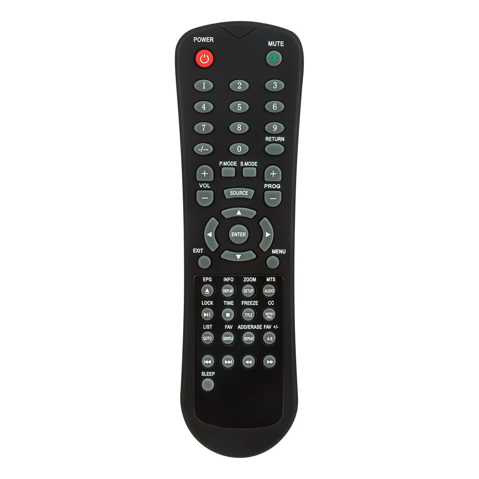 Télécommande de rechange compatible TV LED NT-1907 NT-2407 NTD-1952 - 6
