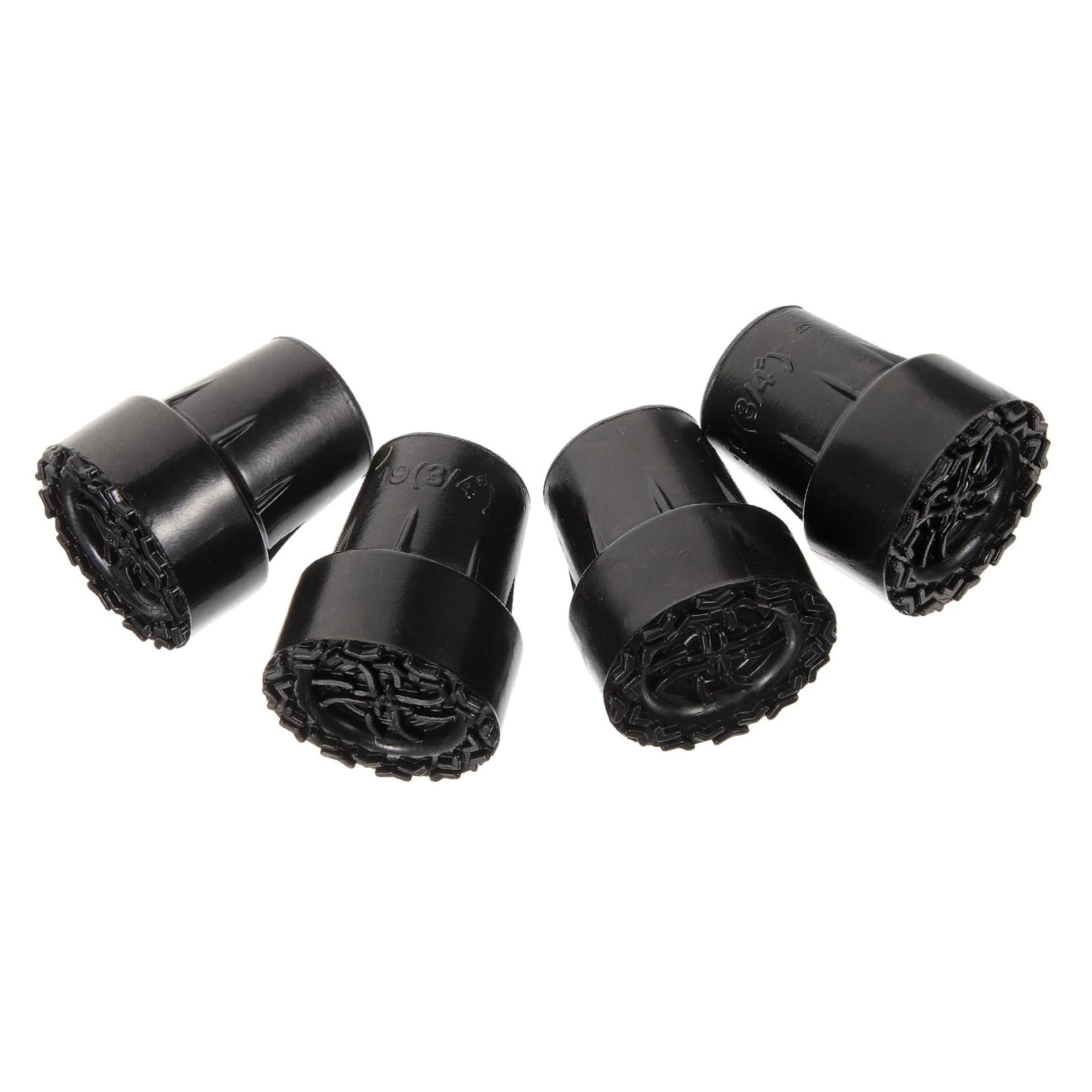 FOMIYES Crutch Tips for Walking Sticks Nonskid Cane Tips Lightweight Easy to Install for Stability Safety