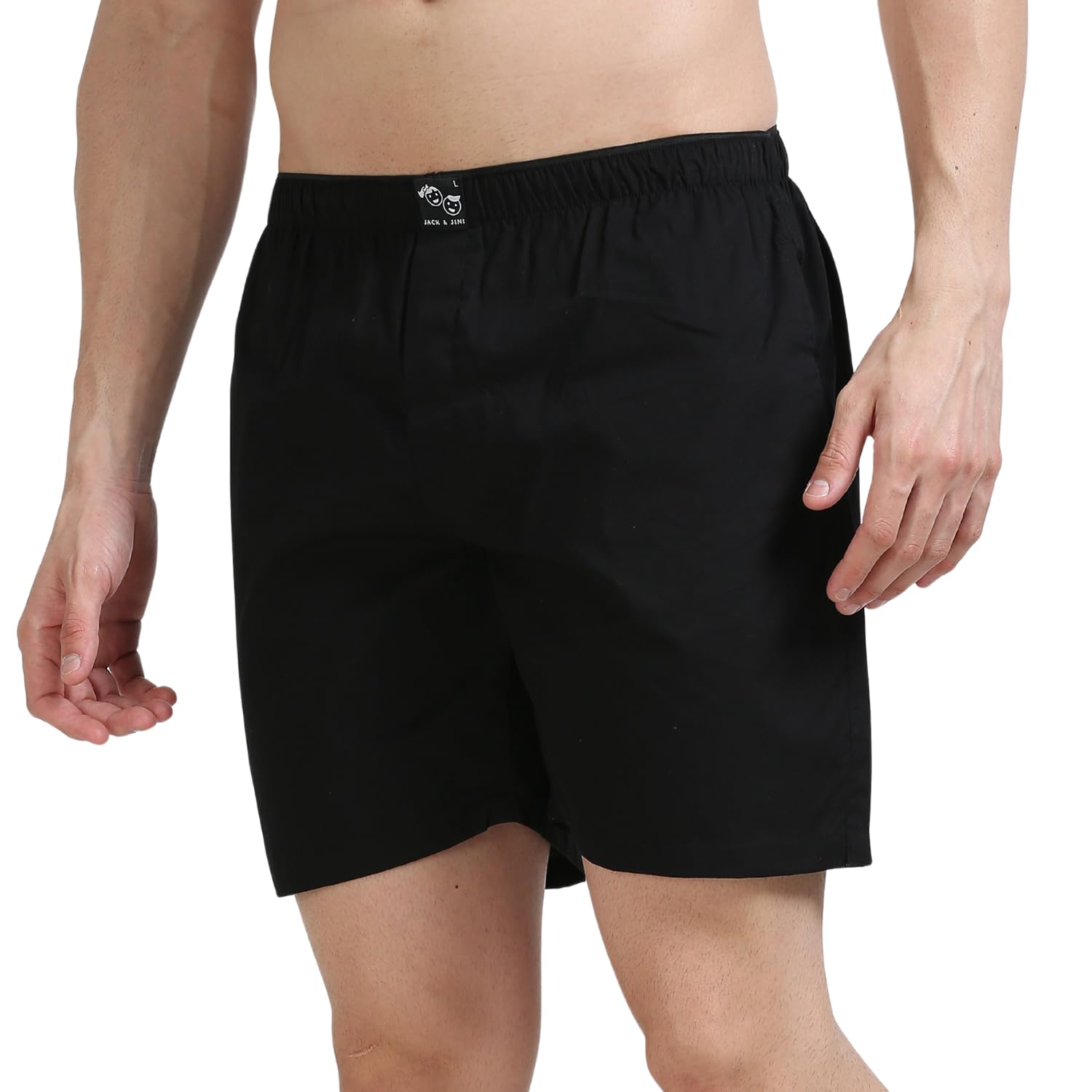 Cotton Shorts/Boxers for Men (in, Alpha, XL, Regular, 2, Navy Blue - Light Grey) (in, Alpha, 2XL, Regular, Black, Pack of 1)-image-20