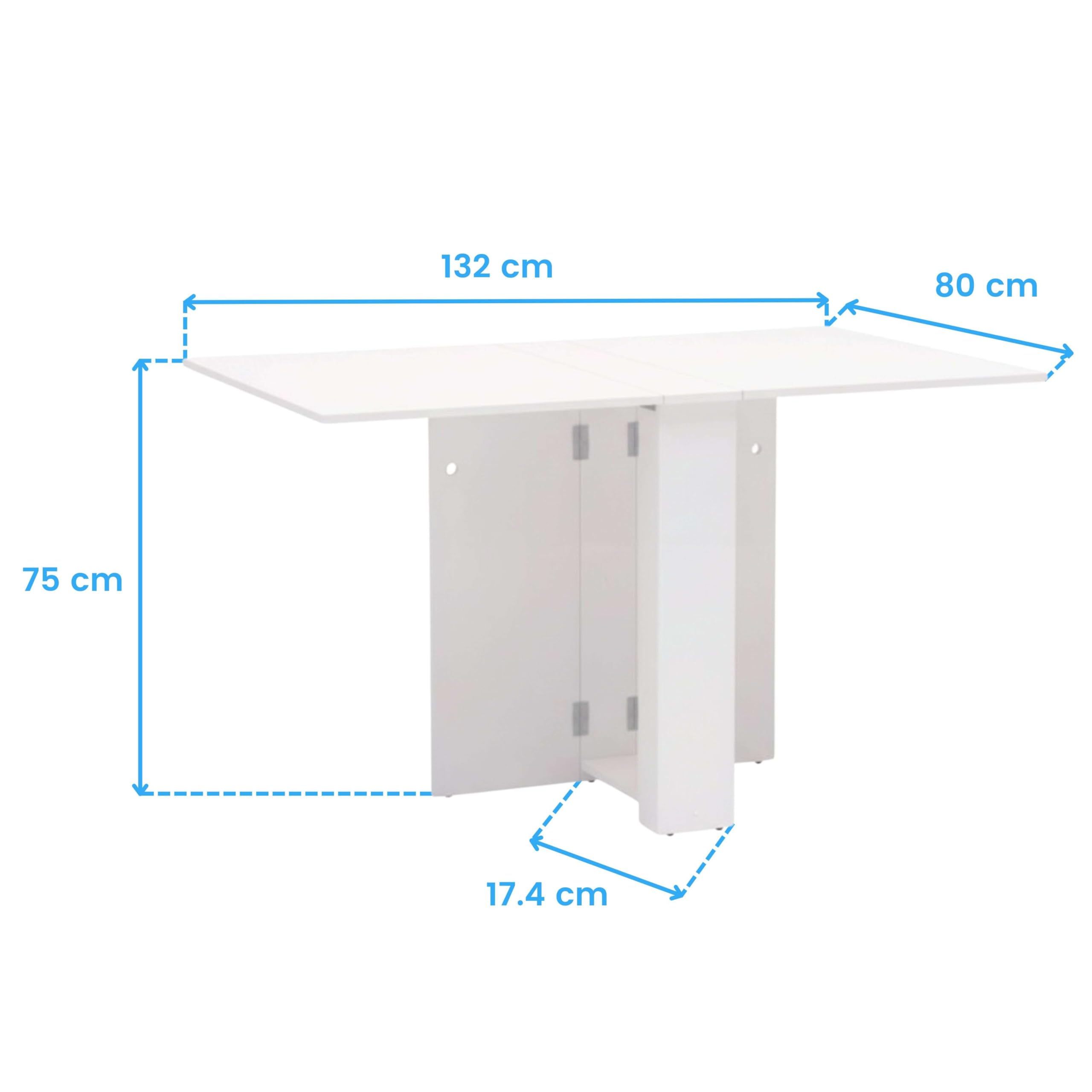 Librería Estantería Neón Blanco Mate 5 Estantes 181x60x25 cm