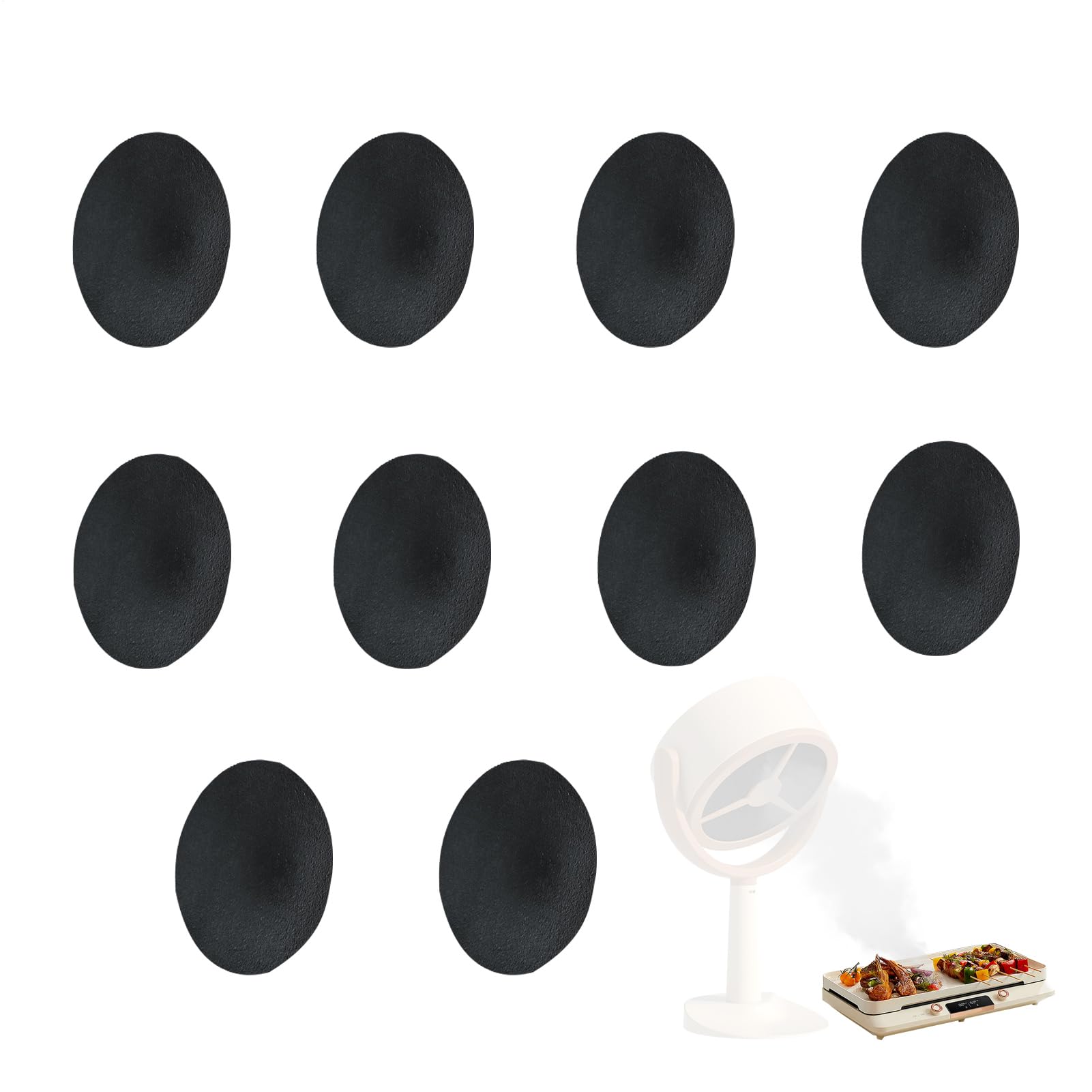 Cappa aspirante piccola | Estrattore da cucina - Pompa del grasso multi-filtro anti-impronte per campeggio barbecue interno studio