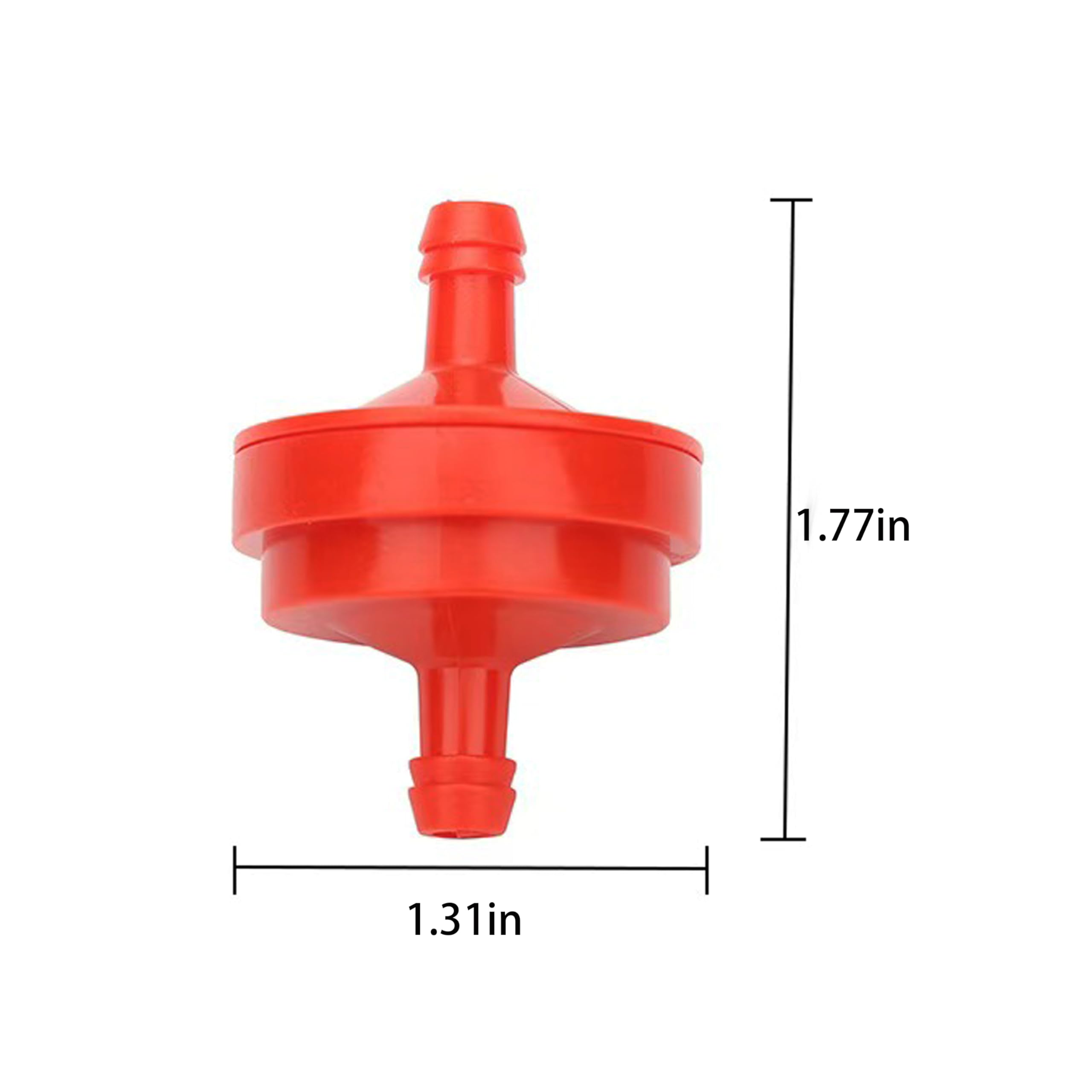 951-3013 394358 1/4 Inch ID Inline Gas Fuel Filter Replacement for Briggs Stratton Craftsman Toro 394358s 298090 7014359YP 56679 56679MA Lawn Mower Fuel Filter (2 of Pack)