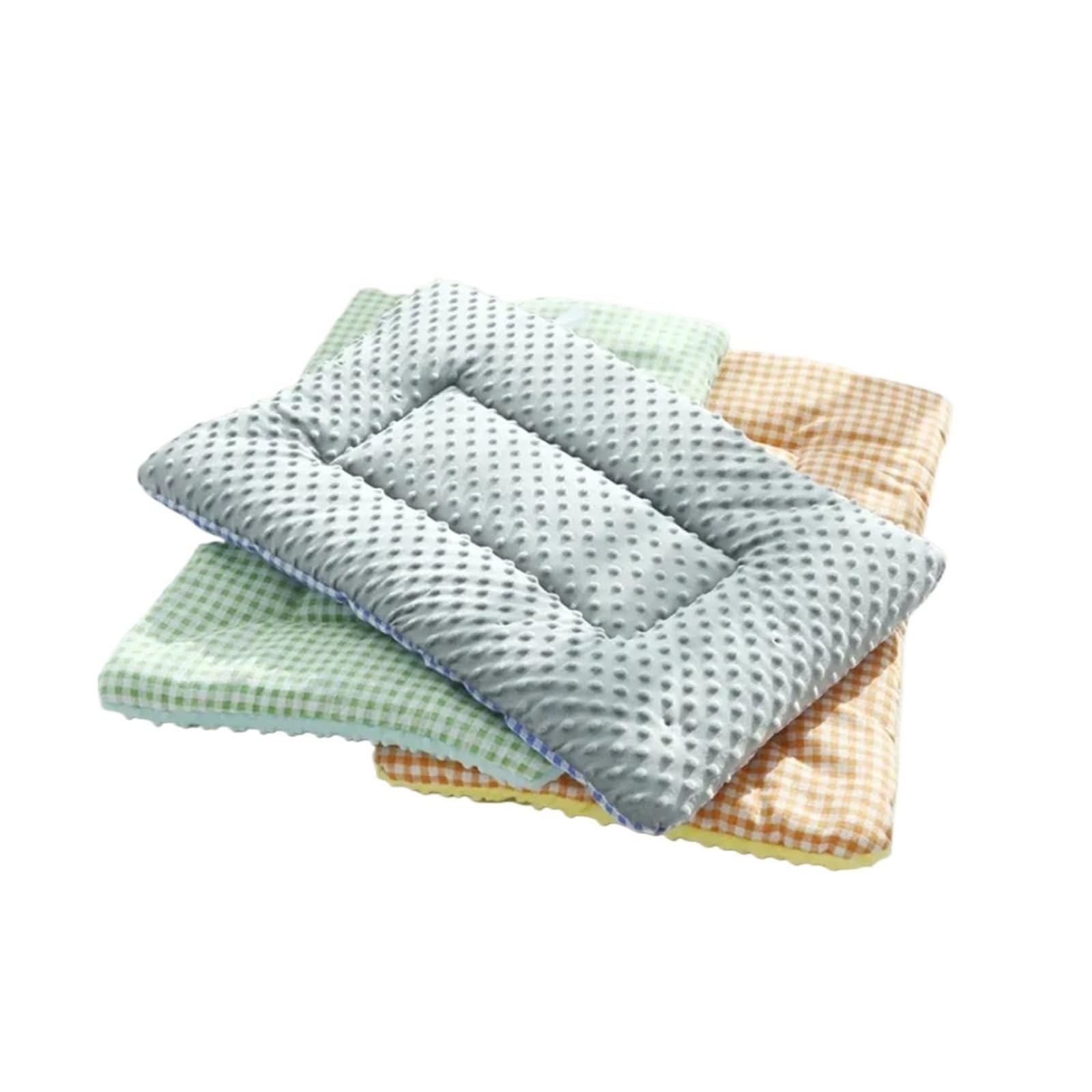 Generisch Hundezubehör, Hundebett, runde Matte, Haustierhaus, Liegewaren for Tiere, Kissen, Sofa(Blue,65x43cm)