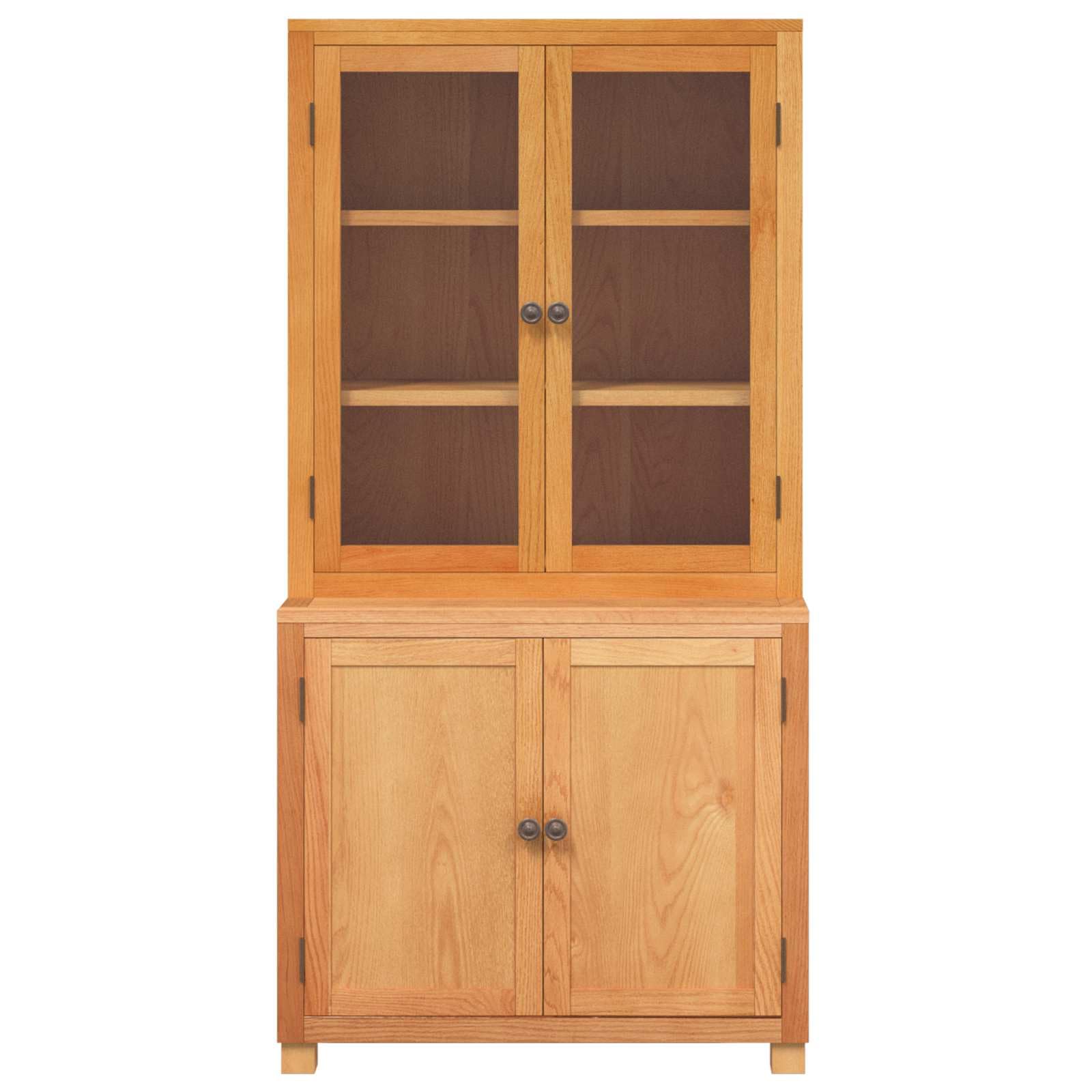 Modernes Aufbewahrungsmöbel-Set mit Tür aus Holzwerkstoff, Eichen- und Kiefernholz, in Braun. Stauraum Möbel mit Kippschutz, ideal für Wohn- und Schlafzimmer.