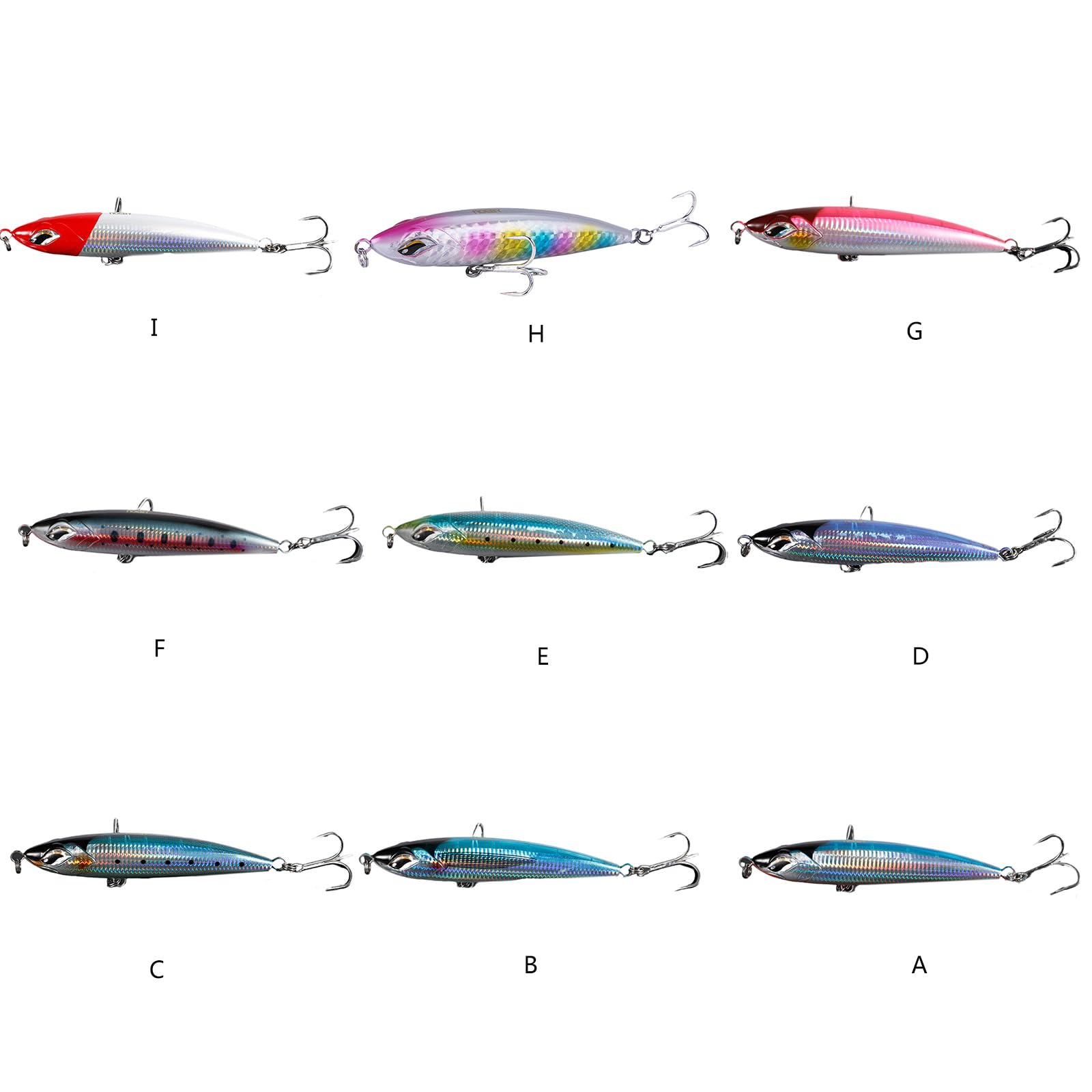 Leurres de pêche 86 g 190 mm appâts durs artificiels hameçons triples appâts de pêche appâts de pêche Crankbait Leurres coulant pour truite de mer