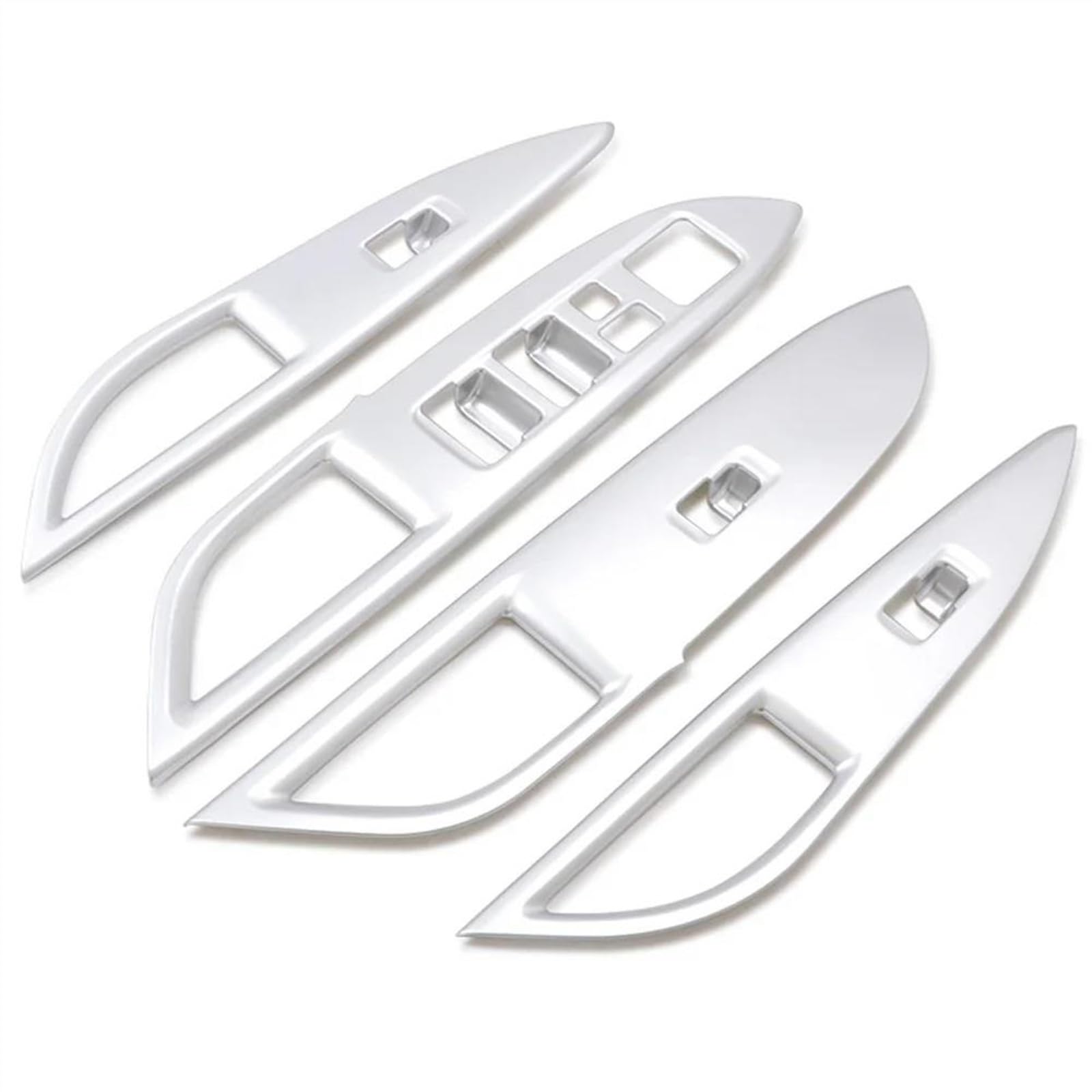 Hgmgfycx Abs Matte For Mitsubishi For Outlander 2013-2021 Car Inner Door Armrest Handle Strip Cover Trim Interior (Abs Matte)