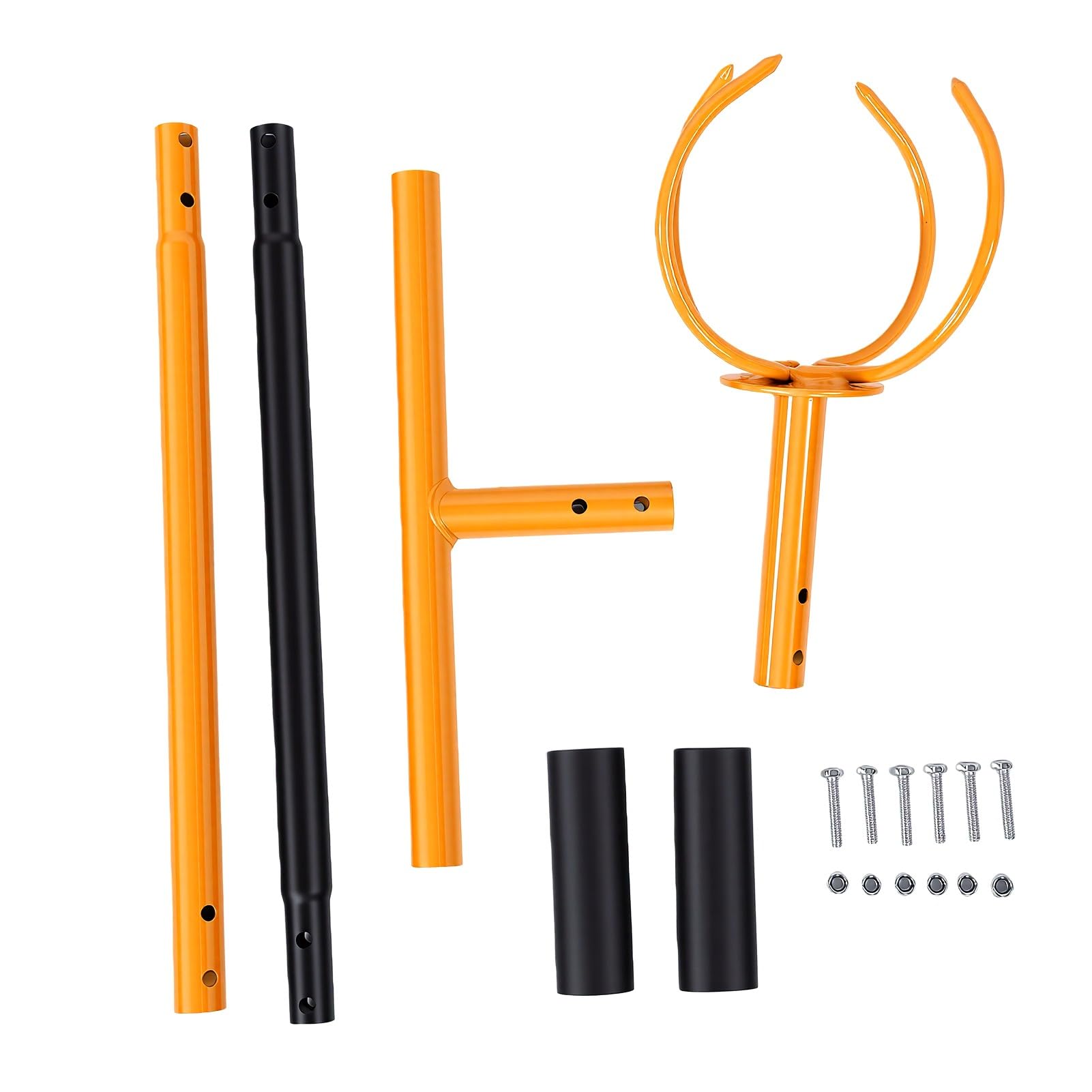 Generic Coltivatore Manuale da Giardino con Motozappa Manuale con Manico Curvo per Aerare Aiuole 97x29,8x17 Cm Ferro