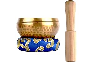 Tibetan Singing Bowl Set: Harmony for Yoga, Meditation, and Chakra Balancing