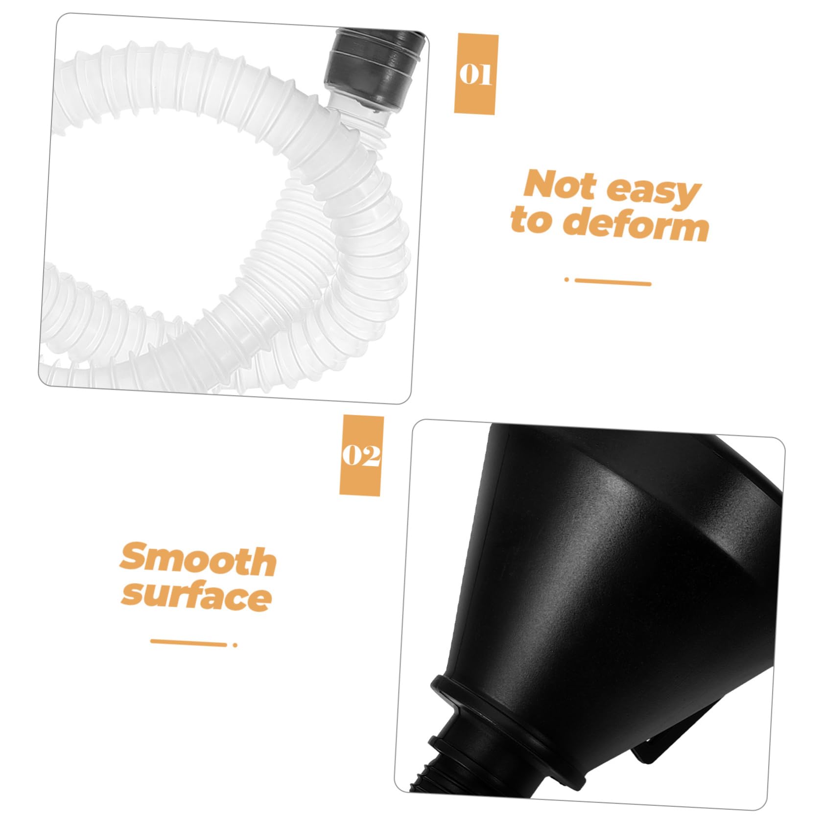 SOLUSTRE 3piezas Embudo De Llenado De y Filtro Embudo Flexible Para Automóviles y Motocicletas Herramienta De Llenado De Alta Capacidad