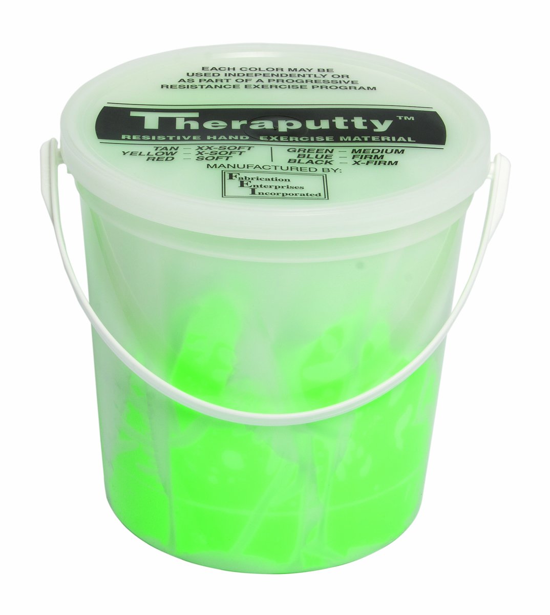 Cando Scented Theraputty 5lb - Medium Green Apple
