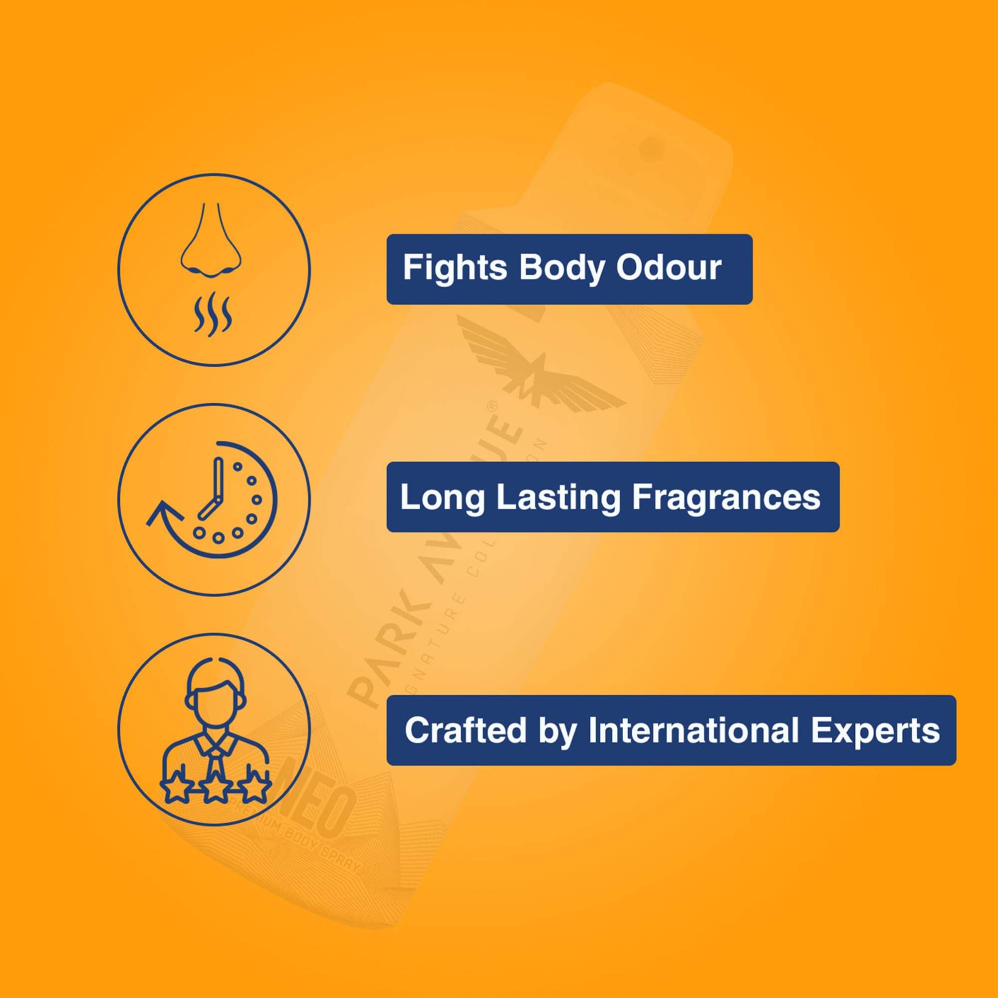 Park Avenue Men Neo Signature Collection | Deodorant Spray | Fresh Long-Lasting Aroma | 150Ml Each (Pack Of 2)