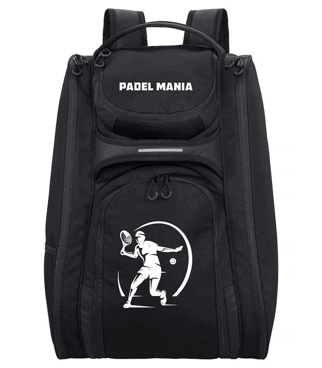 Borsa Zaino Doppio Uso Porta Racchette Padel Zaino Multiuso Tennis Personalizzabile con Stampe PS 08025
