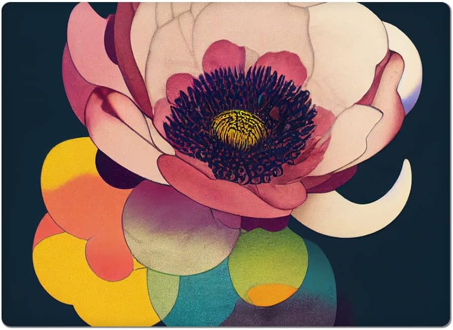 Hawaiian Flower Car Magnet 2 PCS - Kawaii Car Magnet - Artwork Sticker