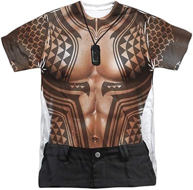 Amazon Com Aquaman Movie Aquaman Tattoos Unisex Adult Sublimated T Shirt For Men And Women Clothing Shoes Jewelry
