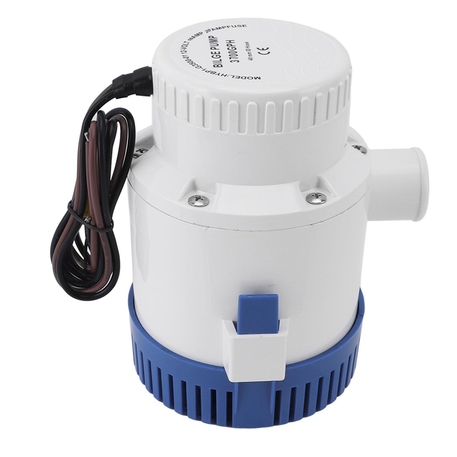 Jeffergarden Pompa Zęzowa 3700GPH, ABS Pompa Zatapialna 12V, 8m (12V)