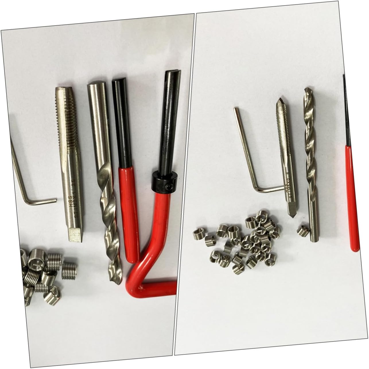30pcs Alloy Material Thread Repair Tool Wire Insert Kit Repair Tool for Mechanics