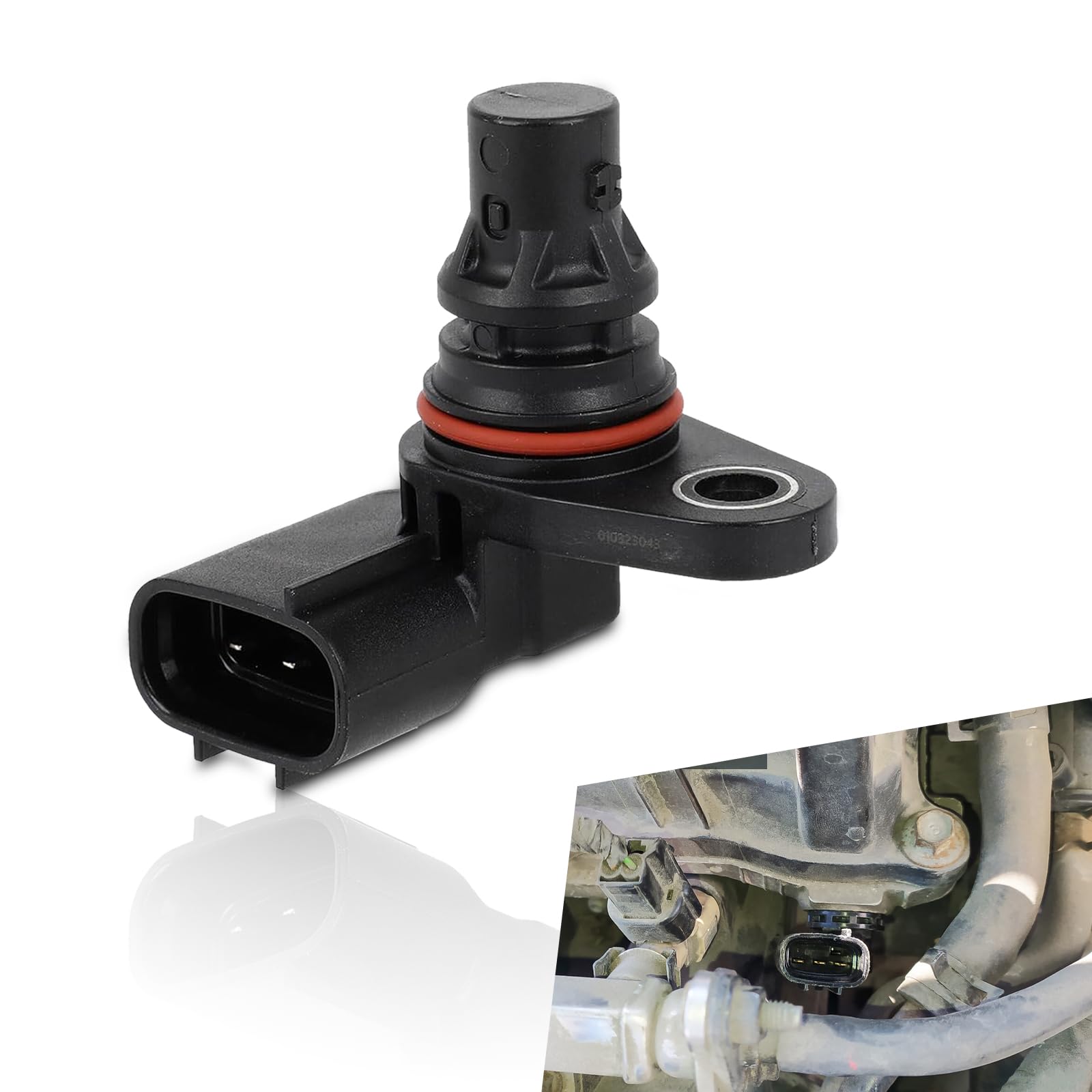 Tesnaao 1 PC Car Camshaft Position Sensor, Engine Cooling System Camshaft Speed Position Monitor, Replacement OEM Number 39350-2E200 Accessories, Compatible with Kia K5 K4 Hyundai IX35 (Blue)