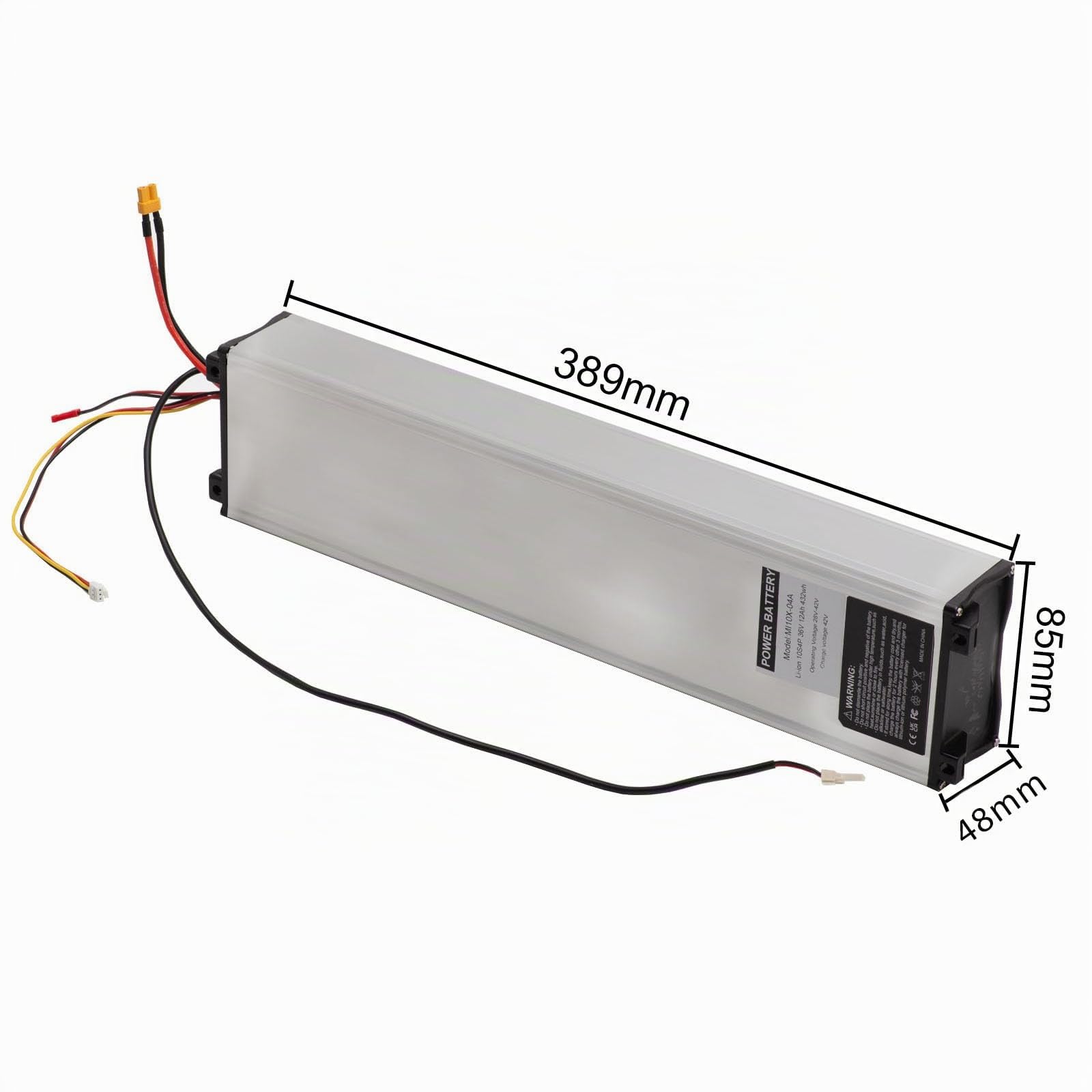 Batterie Li-ION 36V 12Ah pour Xiaomi Mi M365 / M365 Pro, Batterie de Rechange pour Trottinette Électrique Pliable, avec Système BMS et Fonction de Communication