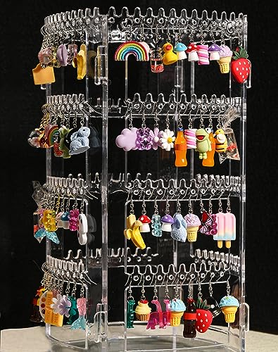 40 Pairs Quirky and Cute Earrings for Women - Dangling Animals, Mushrooms, and More!4