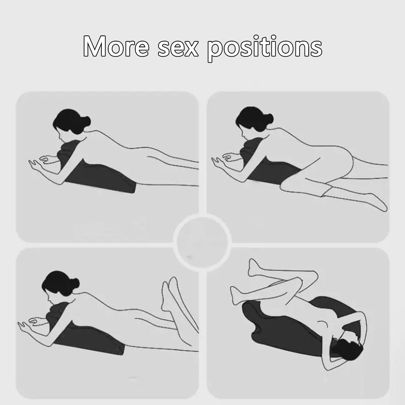 Almohada de cuña de cama para dormir, almohada triangular para apoyo de espalda, reflujo ácido, ronquidos, cuña de espuma para dormir, elevación de espalda, piernas y rodillas