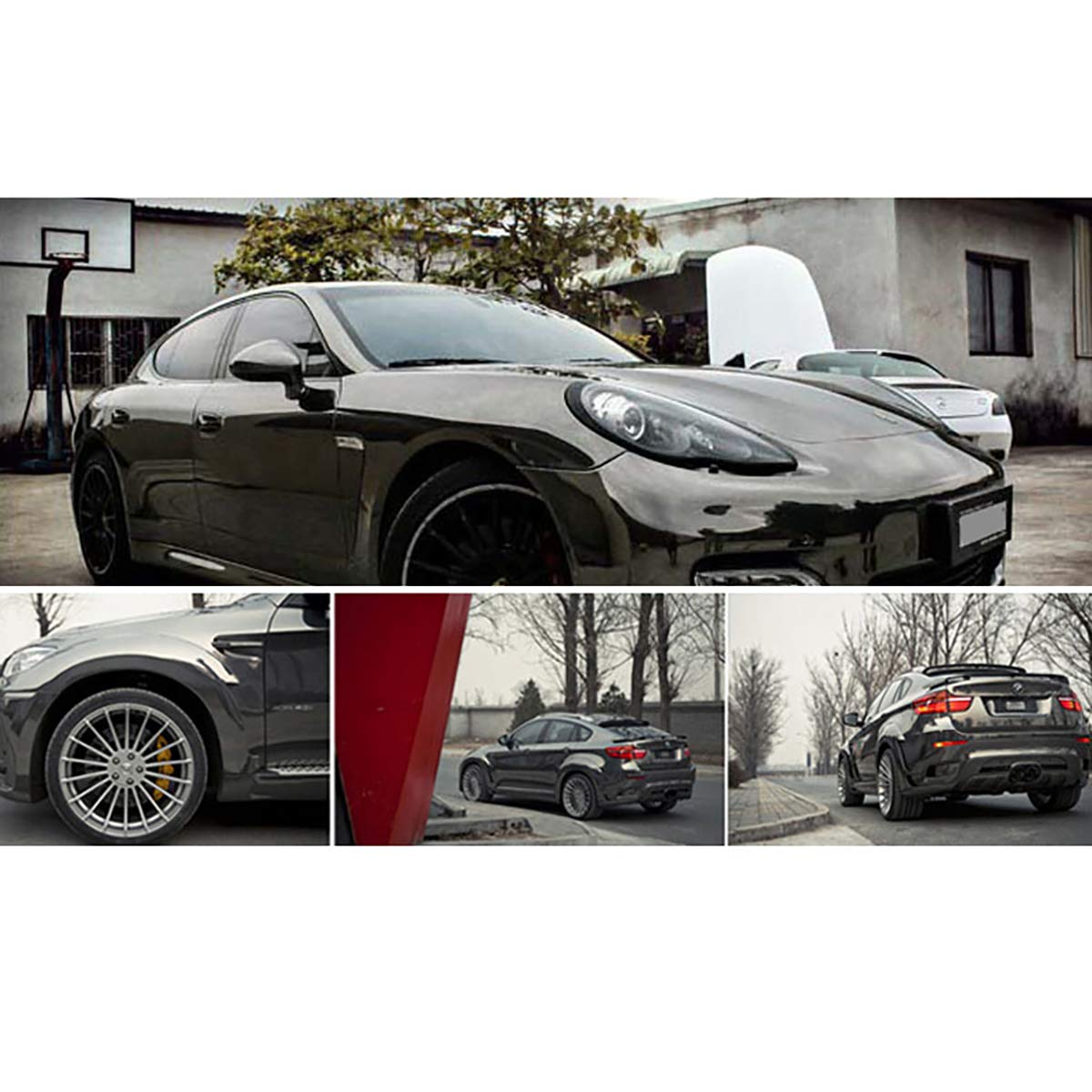 6 Colori Alluminio Spazzolato Involucro In Vinile Carrozzeria - Foto 13