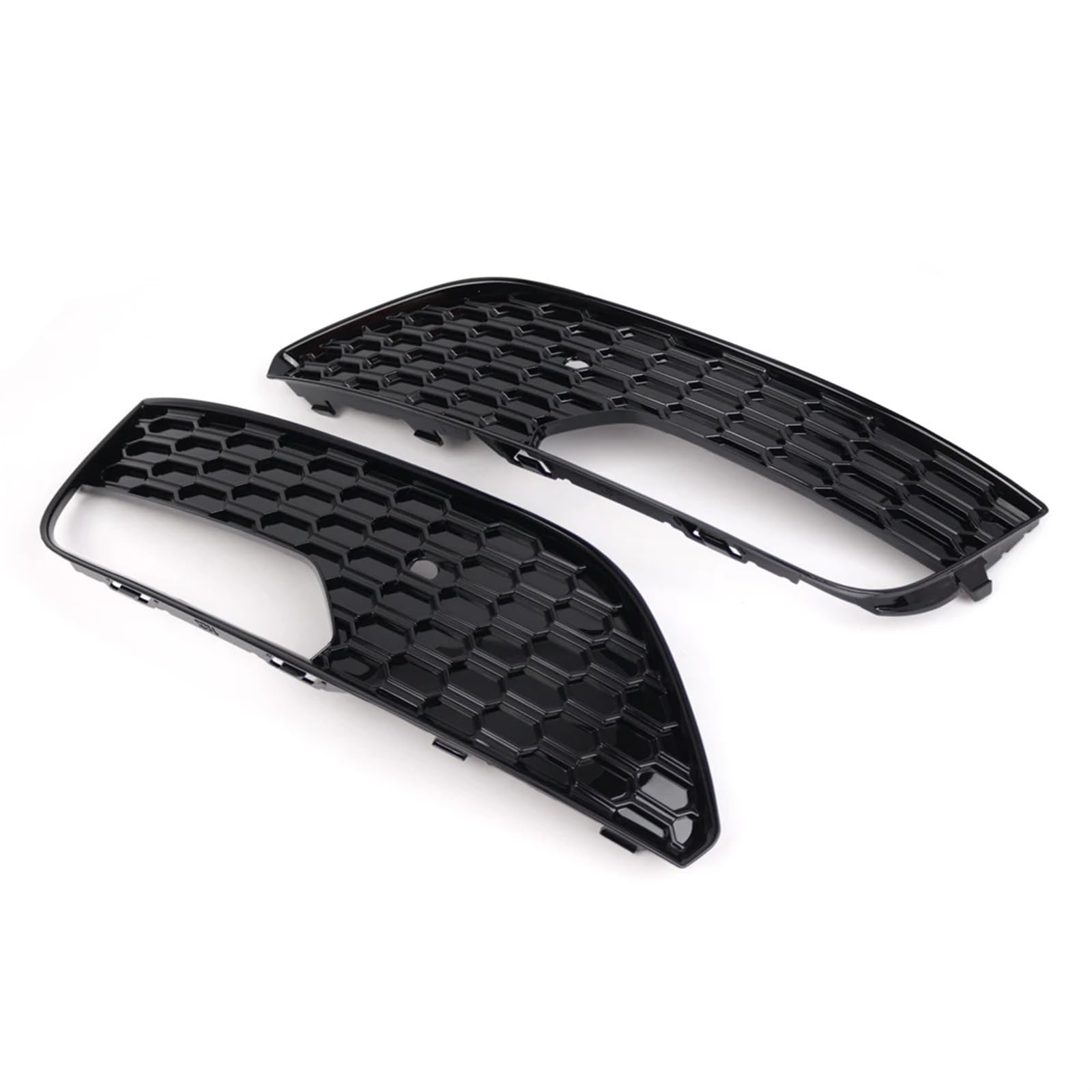 Griglia Fendinebbia 2PCS per Gloss Black Fendinebbia Lunetta Griglia di Ricambio A3 2012-2016 Paraurti Anteriore Copertura 8V3807681 8V3807682