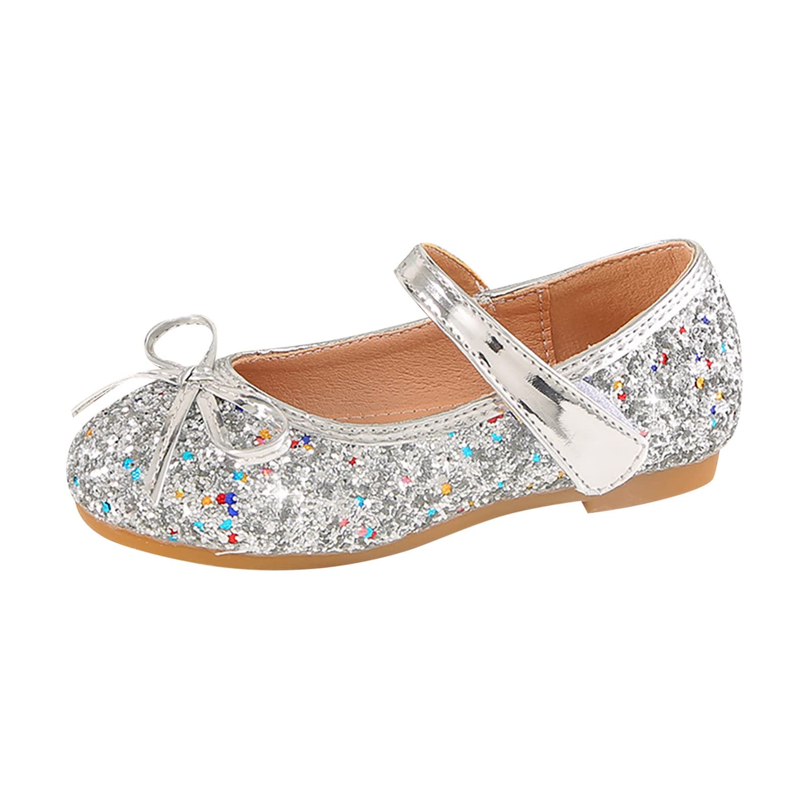 Scarpe Da Principessa Ragazze - Scarpe Di Cristallo Scintillanti Per Bambini Sandali Toddler Regalo Per Festa Di Compleanno, Wojonifuiliy01-scarpe Spettacolo Ballo Ragazze (White, 30.5