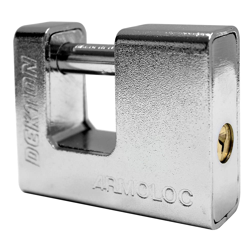 Dekton 4 Digit High Security Combination Padlock-Made From Zinc Alloy| Hardened Steel Shackle For Cut Resistance Security Lock| 4 Digit Combination| Indoor And Outdoor Lock| Keyless Convenience