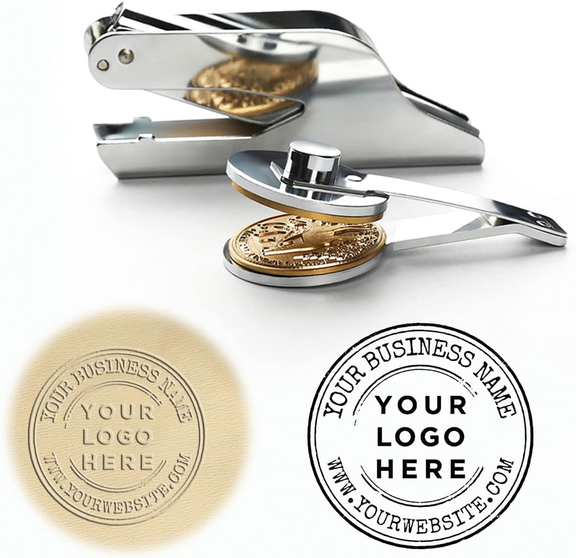 Embosser Stamp for Personalized Address Labels and Envelopes