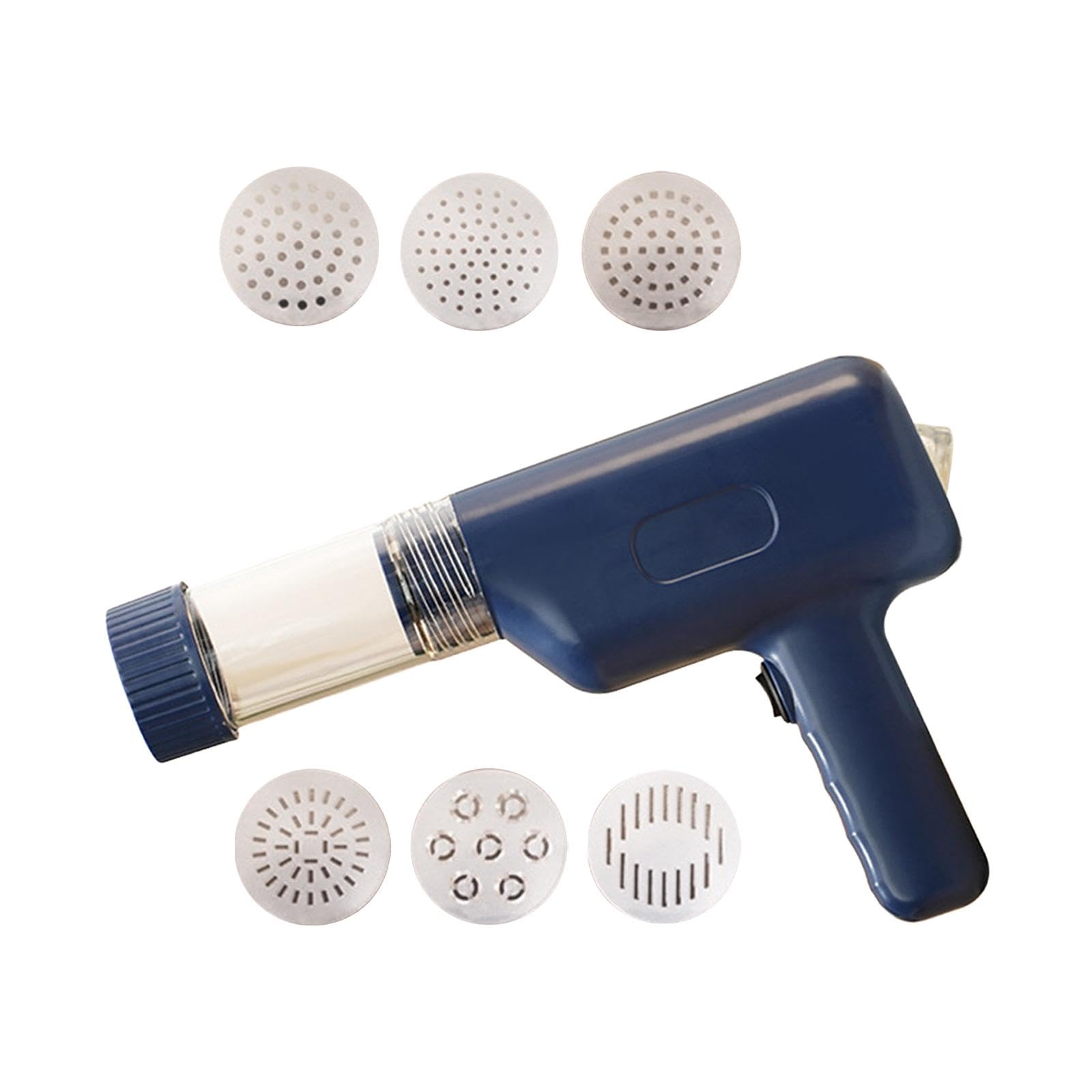 Ubervia Kitchen Tools - Noodle Maker Machine Pasta Machine Gadget Automatic Pasta Maker Electric Pasta Noodle Maker for Noodle Making Blue-image-2