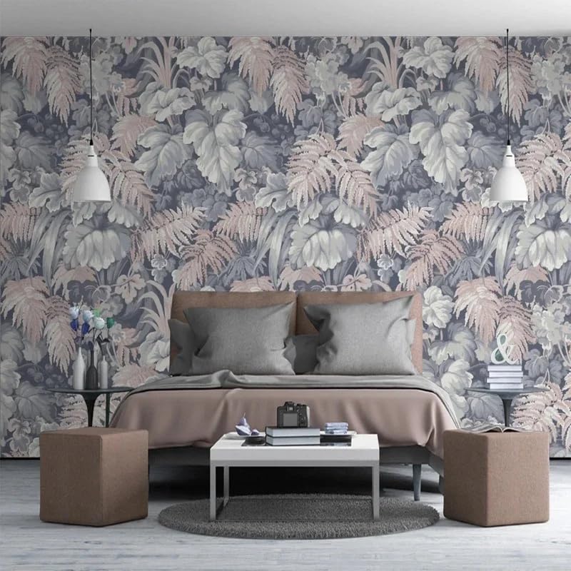 Papier peint tropical 3D à effet relief pour décoration de maison