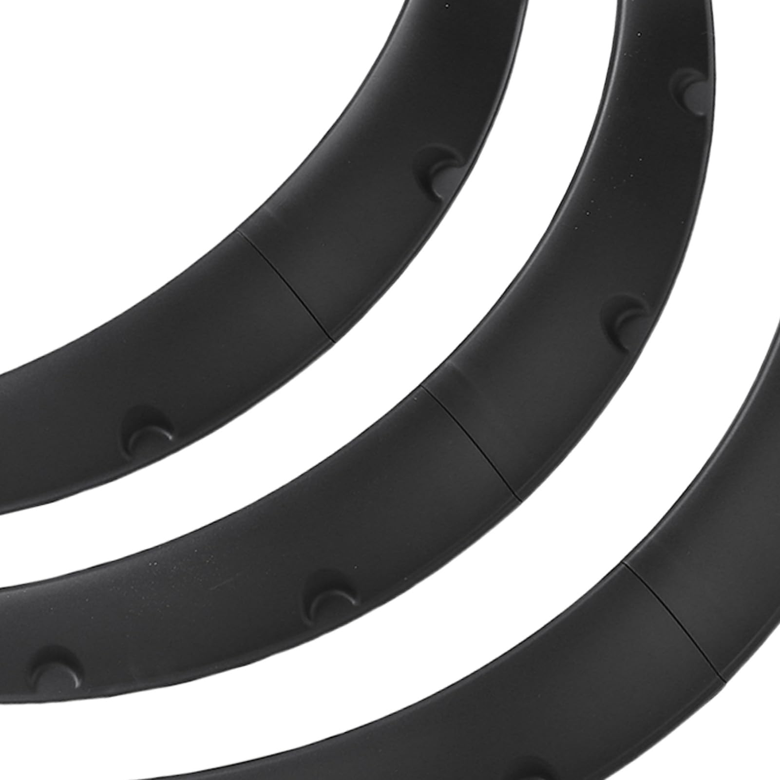 Asixxsix 4 Guardabarros Universales, Arcos de Rueda de 31,5 Pulgadas de Longitud, Kit de Cuerpo Ancho de 3.543 in, Guardabarros Todoterreno, Protector de Borde de Arcos de Rueda