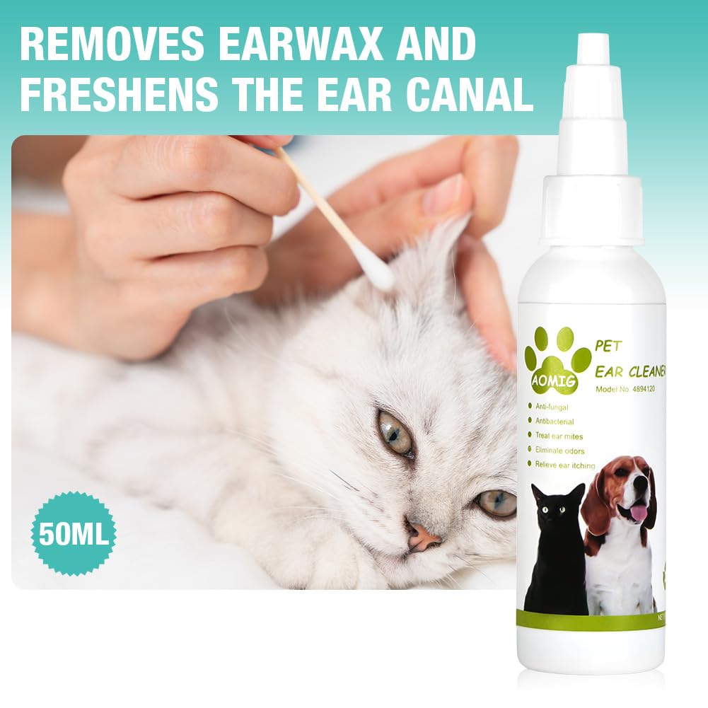 Aomig Cat & Dog Ear Cleaner Solution - Image 2