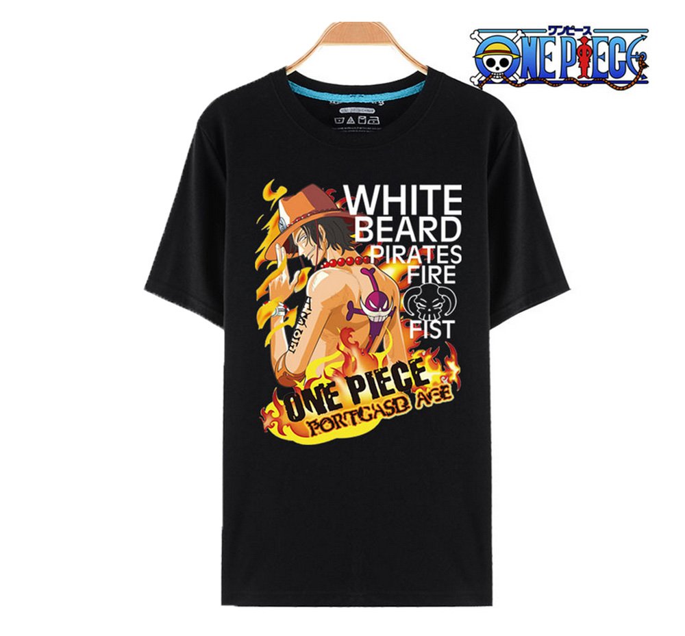 Topin® Anime One Piece Cosplay Ace T-shirt for Men