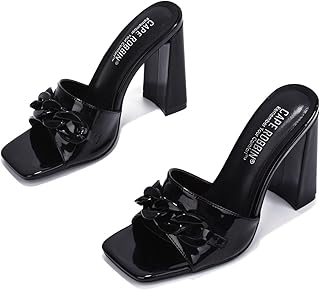 idol ritz black strap high heels