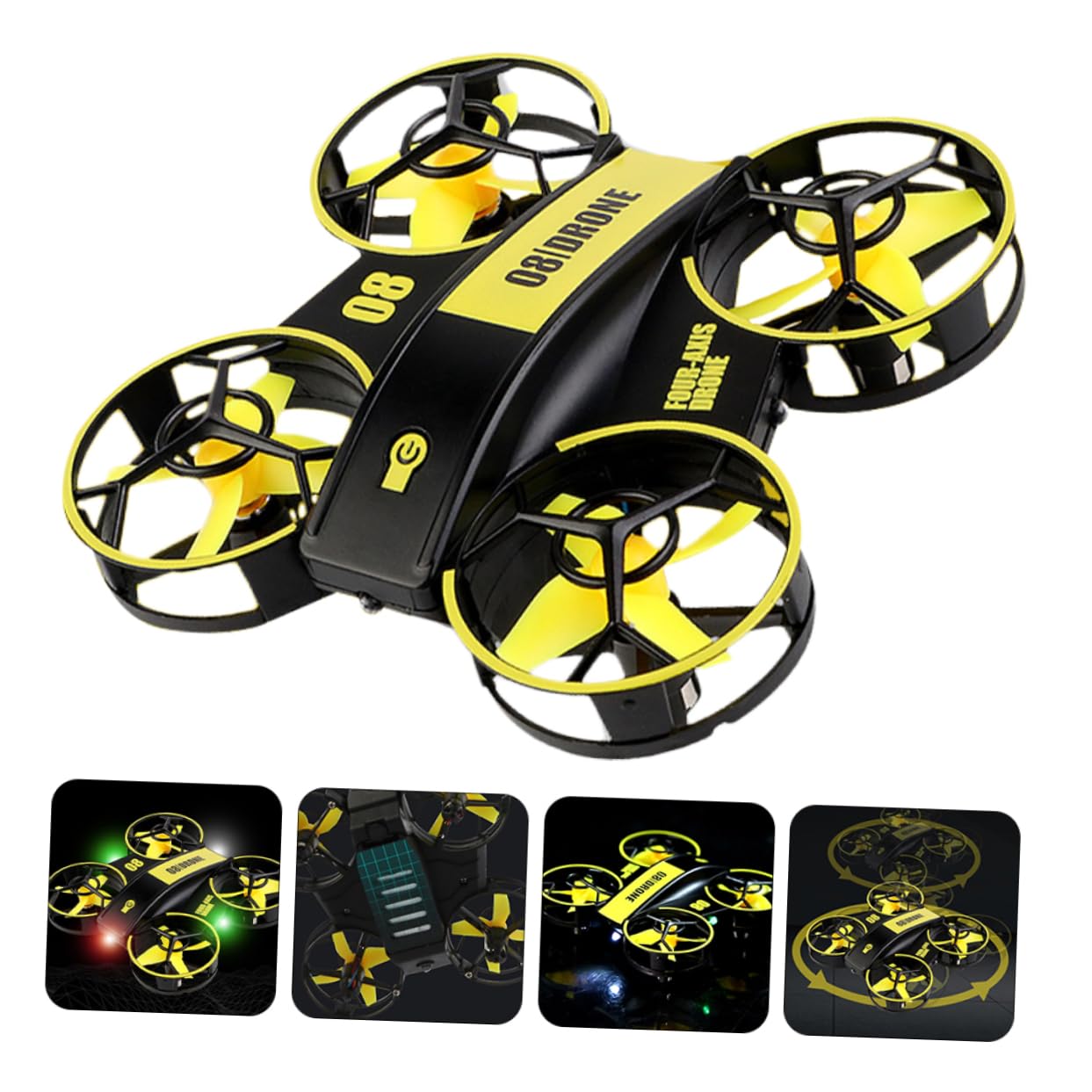ibasenice Mini Quadcopter Elicottero Remote Control Con Design Compatto e Leggero Automatico e Stabilizzato e Facile Da Usare e Sicuro