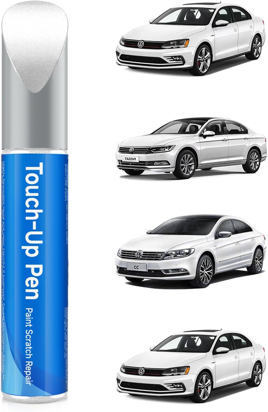 LB9A/B4 Candy White Touch Up Paint Compatible with Volkswagen Exact Match Touch Up Paint Car Scratch Repair Candy White(LB9A/B4) Compatible with Atlas/Beetle/CC/e-Golf/EOS/Golf/Golf-Alltrack/Golf-GTI/Golf-SportWagen/GTI/Jetta/Passat/Tiguan/Touareg/Touran