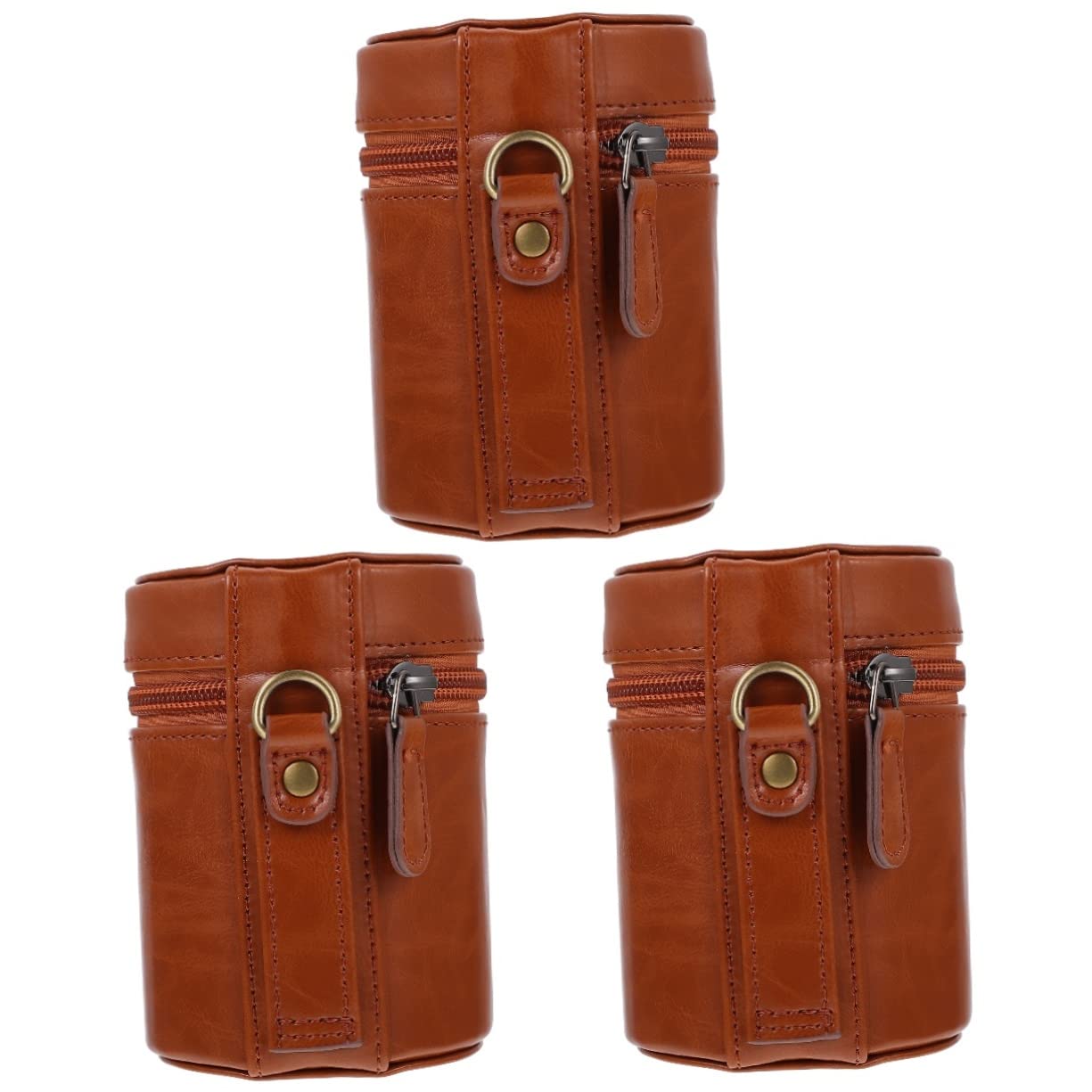 SHERCHPRY 3piezas Bolsa De Lente De Cámara Estuche De Transporte Práctico y Duradero para Lentes De Cámaras Digitales Compatible DSLR
