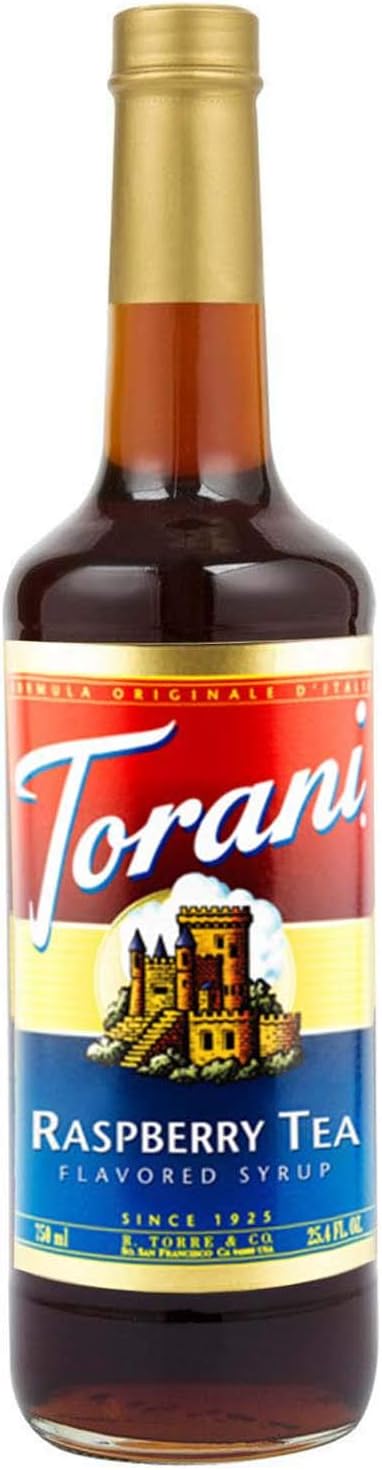Torani Raspberry Tea Flavored Syrup, 750
