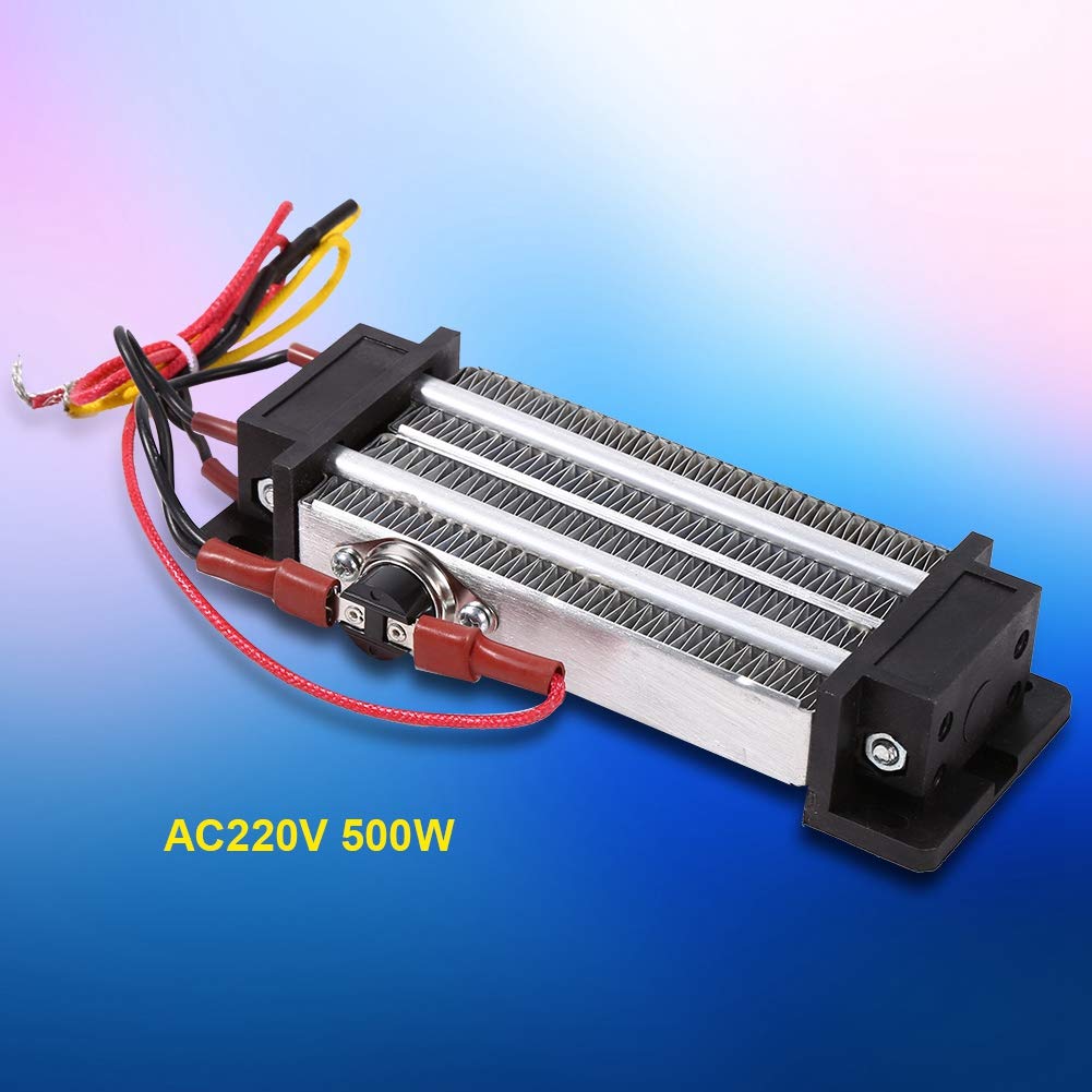 AC 220 V 500 W PTC Réchauffeur D'air PTC En Céramique Réchauffeur D'air Haute Puissance Électrique En Céramique Thermostatique Semi-conducteur PTC Élément Chauffant Réchauffeur