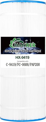 Filtro de piscina que sustituye a C-9419, Filbur FC-0688, 931-220, PAP200, SP200, Clean and Clear 200, CC200, Ultral-C5, PP-C5, 10201, 200 pies