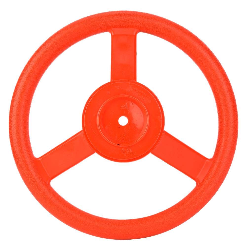 Kunststoff Lenkrad Spielzeug f¡§1r Kinder - Ideal f¡§1r Kinder Spielplatz, Kletter Ger¡§1ste, Baumh?User und Hinterhof Spielset (rot)